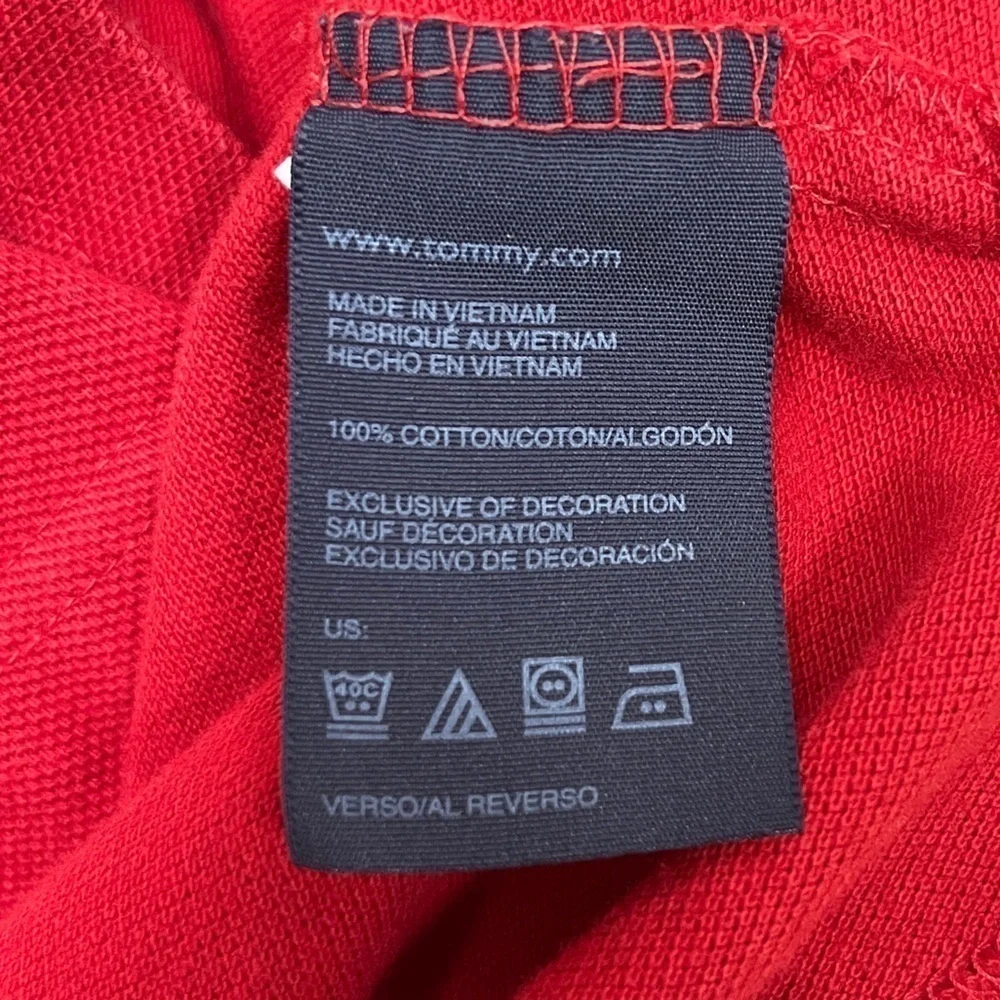 Tommy Hilfiger: Boy’s Red Short Sleeve Cotton Polo, Size XL (20)